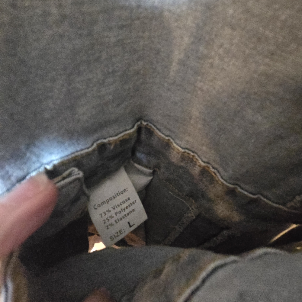 Denim Overall Shorts with Pockets - Picture 5 of 5